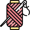 A bundle of smooth and shiny Remy human hair for a hair extensions weft installation.